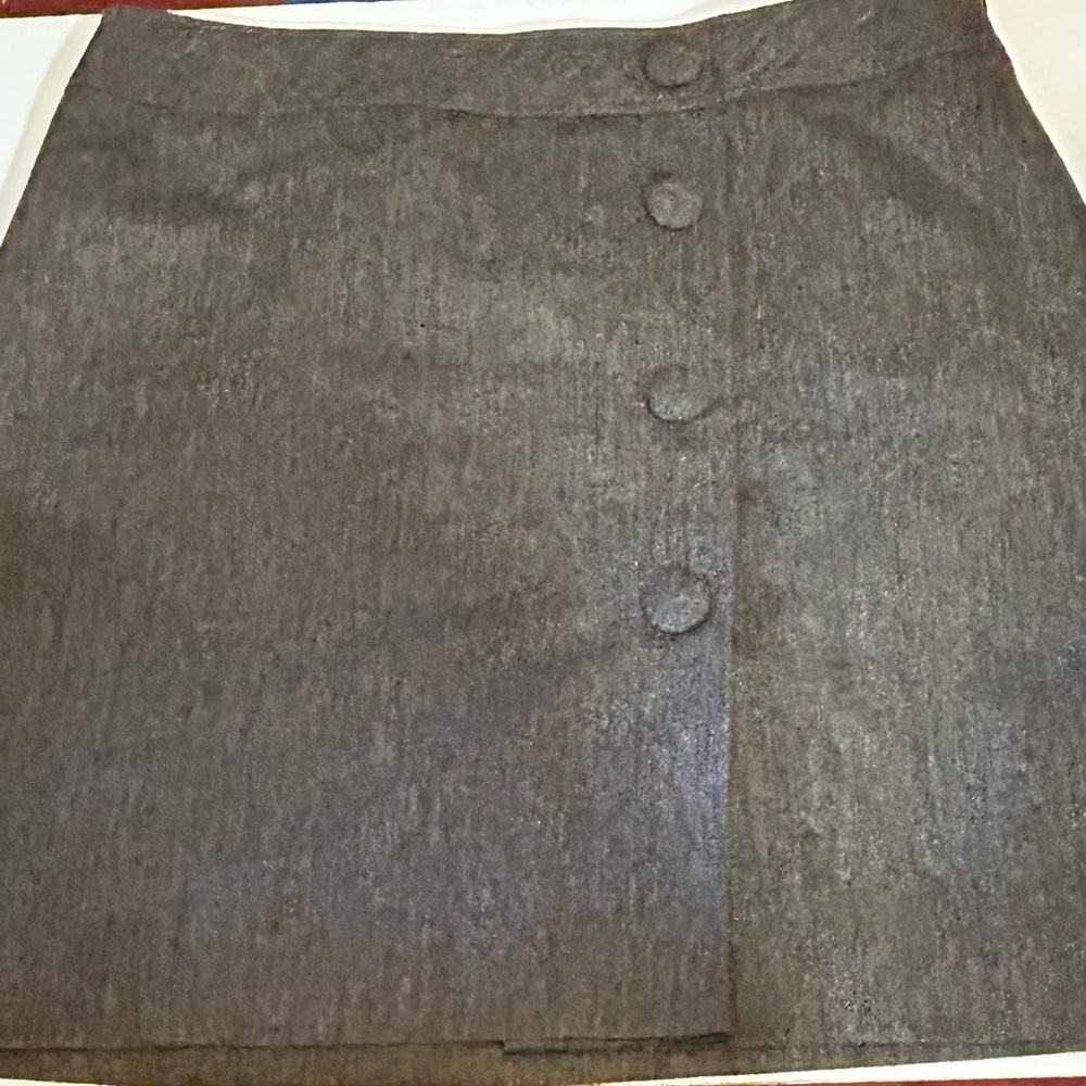 ANN TAYLOR LOFT FACTORY SKIRT WITH SIDE ZIPPER SIZE 10